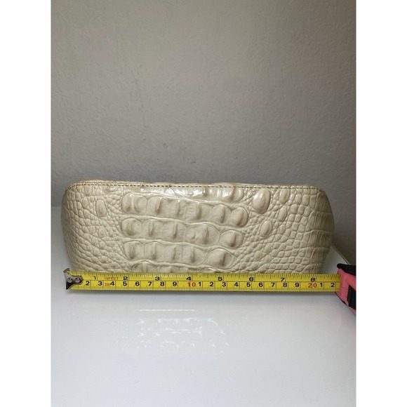 Brahmin Carina CHAMPAGNE Melbourne Small Shoulder Bag Clutch Genuine Leather EUC - Picture 14 of 16